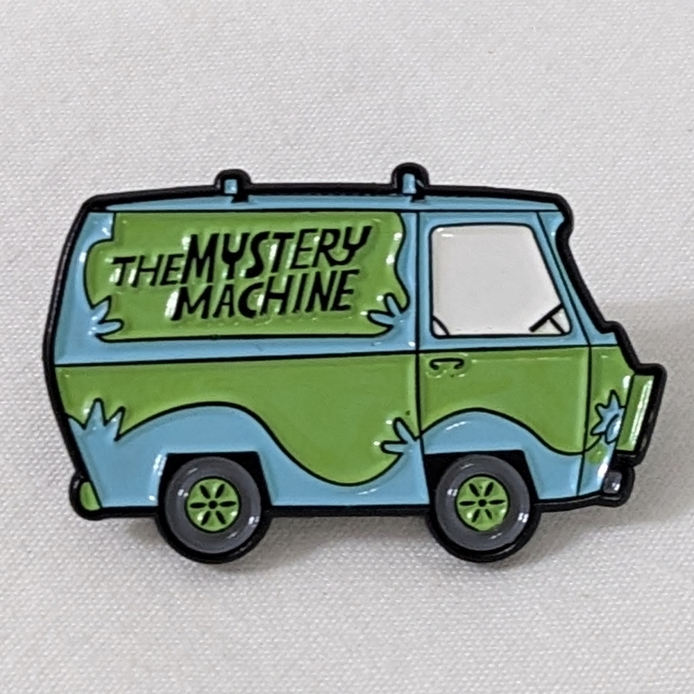 Scooby Doo The Mystery Machine Van Enamel Pin, Brooch, NEW